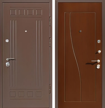 Металлическая дверь с МДФ RAL снаружи и МДФ ПВХ внутри Металлическая дверь с МДФ RAL снаружи и МДФ ПВХ внутри