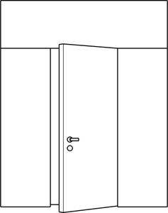 Одностворчатая с фрамугами RLT Одностворчатая с фрамугами RLT